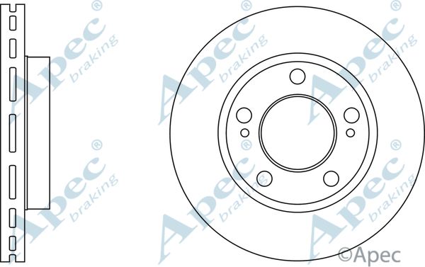 APEC BRAKING Тормозной диск DSK2711